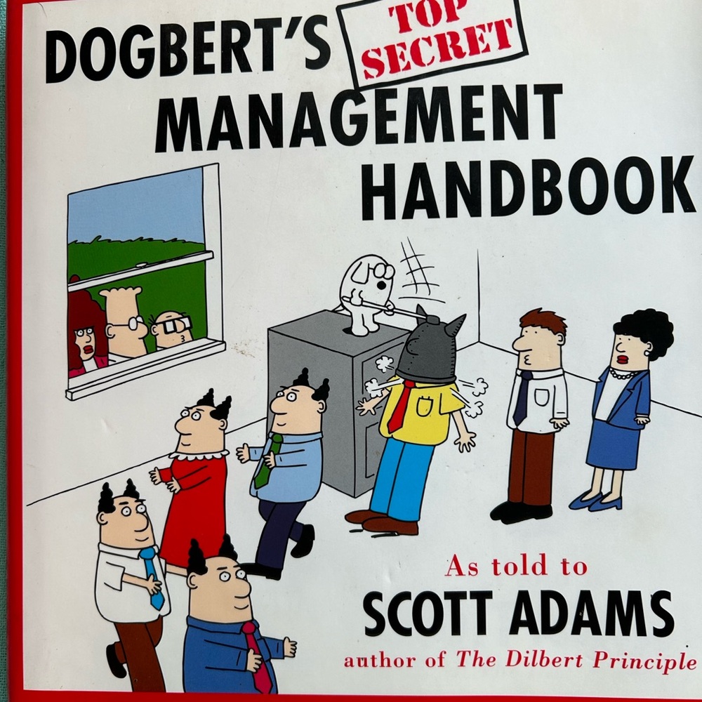 Dogbert's Top Secret Management Handbook by Scott Adams, Hardcover Book